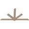 Ekena Millwork Kennewick Smooth Timber Gable Bracket, Douglas Fir, 84"W x 45"H x 1 1/2"D x 5 1/2"F, 13/12 Pitch GBW084X45X0206KEN00SDF - alternate 5